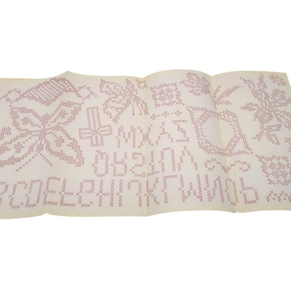 Vintage Cross Stitch Transfer Patterns, MCM Workbasket Iron On Transfers, 1960s - Picture 1 of 1